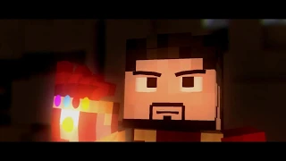 I AM IRON MAN, Avengers Endgame | Minecraft Animation (mine-imator)