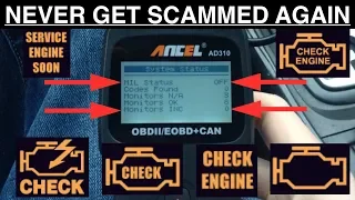 Do This Before Buying a Car!!! How to Avoid Check Engine Light Scammers (ANCEL AD310)