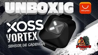 Unboxing  Sensor de cadência Xoss Vortex direto do Aliexpress