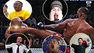 Kamaru usman vs Leon Edward 2  KO reactions(rematch)