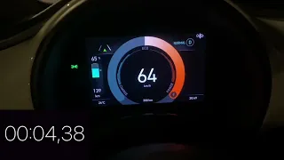 new 2022 Fiat 500e electric 0-100 acceleration