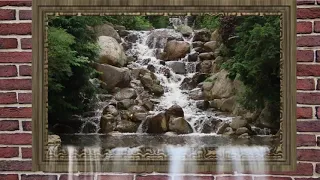 Футаж. Картина. Водопад. Footage. Waterfall. Picture.