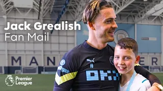 Jack Grealish Surprises His Biggest Fan | Premier League | Fan Mail