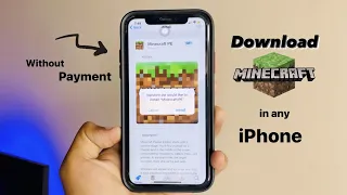 Minecraft Download iOS || How to download minecraft in iPhone ~ get minecraft without paying