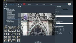 Diagnostic 3D réalisé sur une travée du chevet de la cathédrale Notre-Dame de Paris