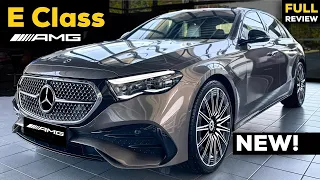 2024 MERCEDES E Class AMG Sedan NEW FULL In-Depth Review Exterior Interior Infotainment MBUX