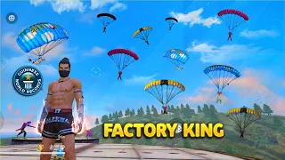 King of factory roof top fist fight Highest kills try to make world record - Garena Free Fire