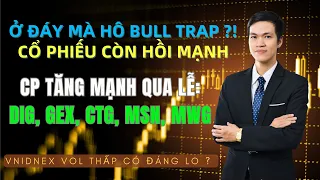 🔴BULL TRAP CHỈ Ở ĐỈNH? CP HỒI XUYÊN LỄ:  DIG, GEX, CTG, MSN, MWG | NHẬN ĐỊNH CHỨNG KHOÁN ĐÊM KHUYA