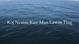 Koj Ncaim Kuv Mus Lawm Tiag - Vws Faaj (Audio/Lyric Video)