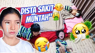 DISTA SAKIT GAK MASUK SEKOLAH😭 !! ADIK"NYA NANGIS #viralvideos