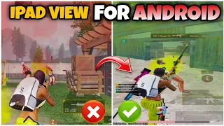 How To Get IPAD VIEW IN Bgmi In ANDROID 2024 ✅ || Bgmi/Pubg Mobile Tips And Tricks 🔥 || KIDDO BGMI