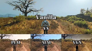 The Witcher 3 | Vanilla vs PLM Ultimate 6.0 WIP vs ALM vs VGX Lighting mod | Modded | Comparison