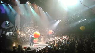 Erica on stage with Alice Cooper