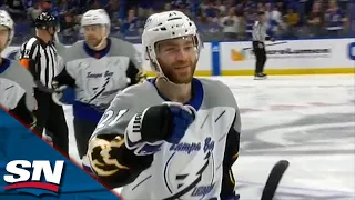 Lightning's Brayden Point Uses Speed To Tuck Puck Past Predators' Juuse Saros