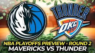 NBA Playoffs 2024: MAVERICKS vs THUNDER | ROUND 2 - GAME 2 | Expert Picks & Predictions 🏀