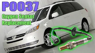 P0037 | Toyota Sienna 2004-2006 Bank 1 Sensor 2 Oxygen Sensor Replacement