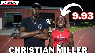 17 Year Old Just Ran 9.93 | Christian Miller