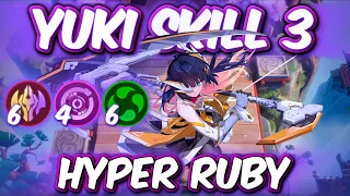 YUKI 3 HYPER RUBY IMMORTAL ELEMENTALIST ASPIRANTS | MOBILE LEGENDS - MAGIC CHESS