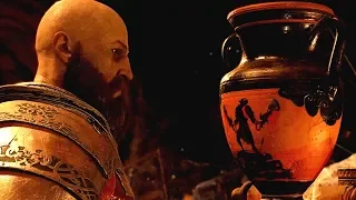 God of War PS4 - Kratos finds Spartan Relics