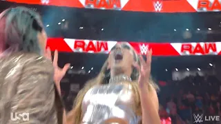 Asuka attacks Chelsea Green and Carmella - WWE RAW 3/6/2023