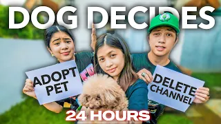 We Let Our Dog Decide What We Do For 24 HOURS! | Ranz and Niana