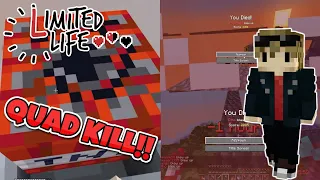 Every Reaction to Grian’s Quad TNT Kill - Limited Life SMP