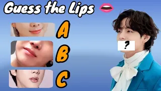 CAN YOU GUESS BTS MEMEBER By lips 👄BTS QUIZ JIMIN | V |Jungkook | #bts #bangtan #v #jungkook #jimin