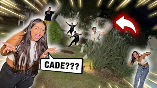 O ÚLTIMO A SER ACHADO NO JARDIM A NOITE GANHA!!!