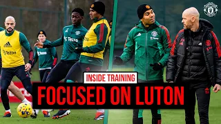 Gearing Up To Face Luton Town 💪 | INSIDE TRAINING