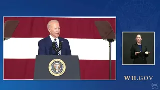 CREEPY: Joe Biden Tries to Flirt with Little Girl in Middle of a Speech