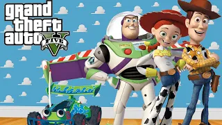 TOY STORY'S "ANDYS ROOM" MAP MOD w/ BUZZ LIGHTYEAR & WOODY (GTA 5 Mods)