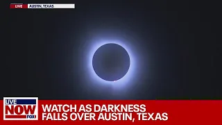 WATCH: Solar eclipse darkens the sky over Austin, Texas | LiveNOW from FOX