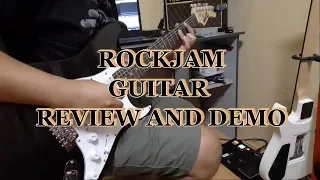 ROCKJAM ELECTRIC GUITAR REVIEW AND DEMO