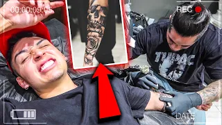 GETTING MY FIRST TATTOO... **PAINFUL**