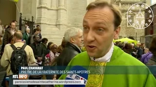 Paroissiens de Sainte Catherine - RTL TVI - Journal télévisé 19h