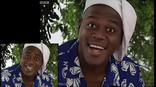 Ainsley & KSI - Jerk Chicken Side by Side Comparison of Original and Deepfake