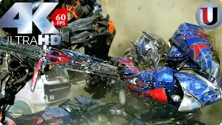 Optimus Prime vs Lockdown Final Battle Scene Transformers Age of Extinction 2014 CLIP IMAX (4K).