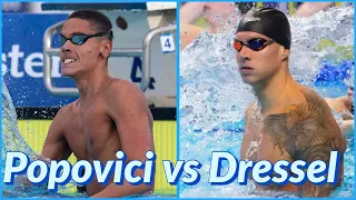 David Popovici vs Caeleb Dressel // 100m Freestyle