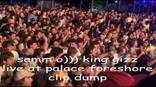 sams king gizz clip dump (live at the palace foreshore 10th Dec 2022)