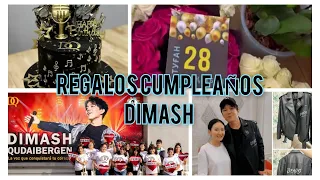 Regalos que Dimash recibió de sus dears en su cumpleaños numero 28, ropa, pasteles y mas