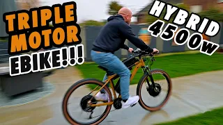 Building a DIY E-bike with 3 x Electric Motors!!!!