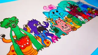 Garten Of Banban Chapter 4 New Coloring pages / Color All New Monsters / New Best Version!