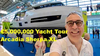 €5,000,000 Yacht Tour : Arcadia Sherpa XL