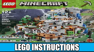 LEGO Instructions: How to Build LEGO The Mountain Cave - 21137 (LEGO MINECRAFT)
