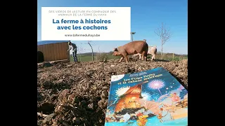 La ferme à histoires est avec les cochons