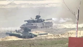 На Рівненському полігоні знову стріляють танки