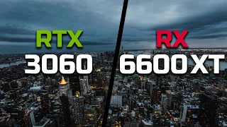 RTX 3060 vs RX 6600 XT - Test in 9 Games