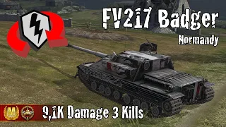 FV217 Badger  |  9,1K Damage 3 Kills  |  WoT Blitz Replays