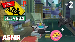 ASMR Gaming: The Simpsons Hit & Run EP.2 | PS2 (Whispering, Controller Sounds, Gum Chewing)