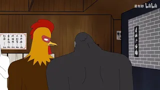 Lostreak chicken in bar (new character GORILLA)